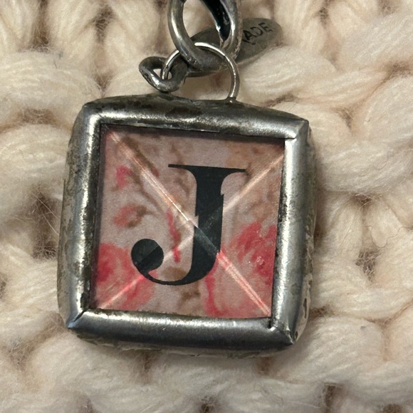 J initial necklace - Picture 4 of 5